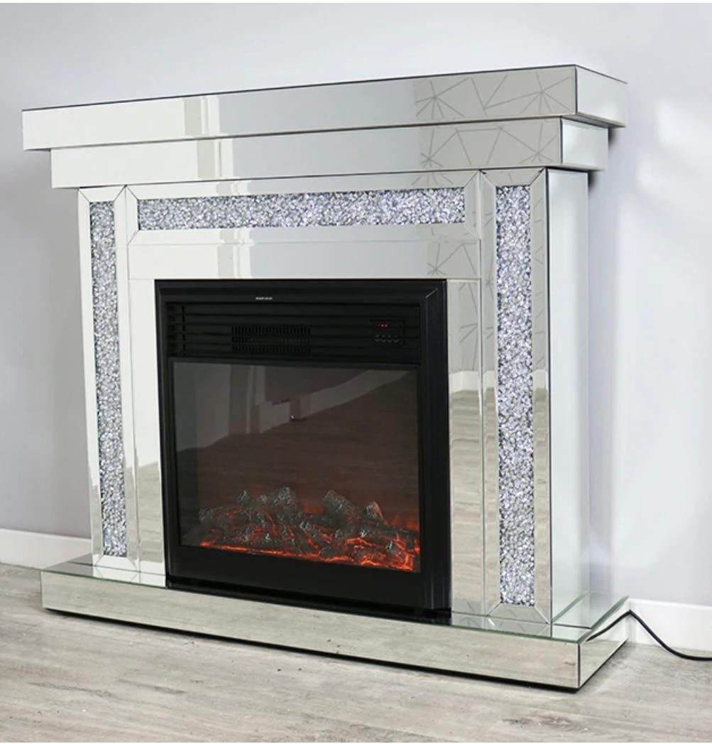 Linclone Crushed Diamond Fireplace